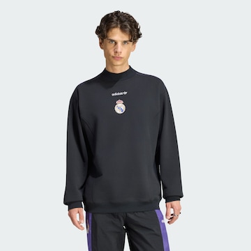 ADIDAS PERFORMANCESweater majica 'Real Madrid EQT' - crna boja: prednji dio