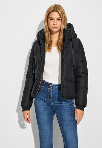 CECIL Winter Jacket in Black: front