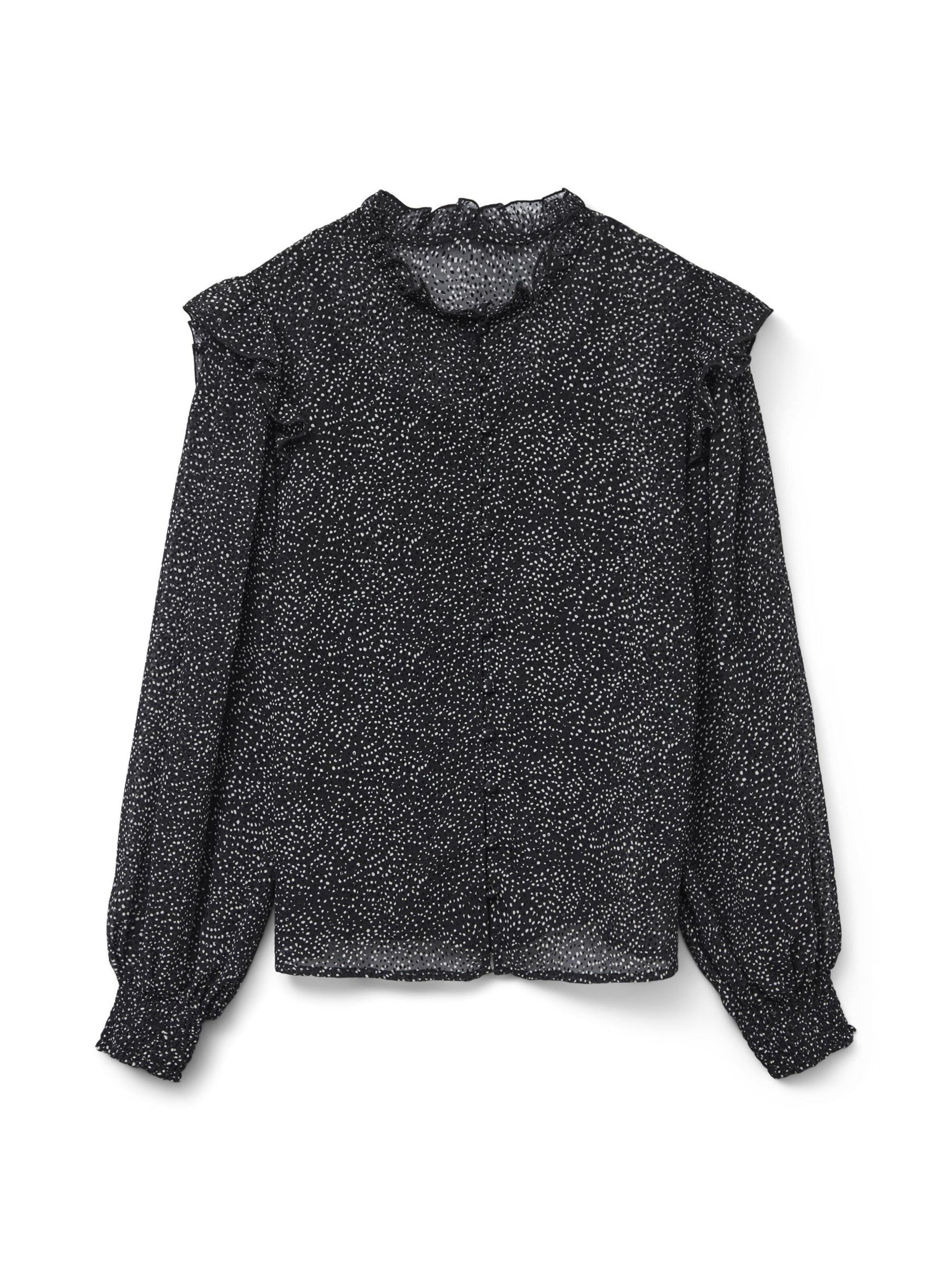 VERO MODA Bluse in Schwarz: Vorderseite