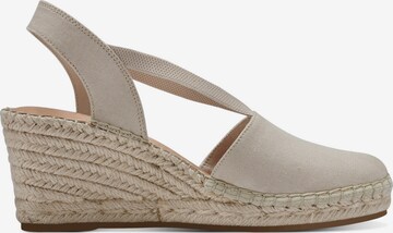 TAMARIS Slingback pumps i beige