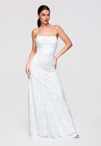 Ombre Evening dress 'LA-OM-DLR307' in White