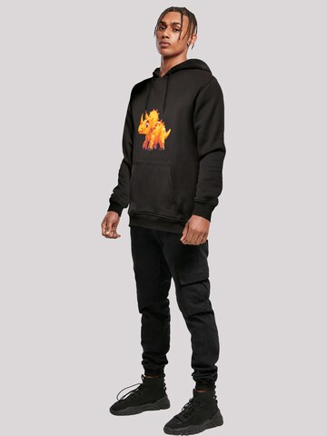 Sweat-shirt 'Süßer Triceratops Dinosaurier' F4NT4STIC en noir