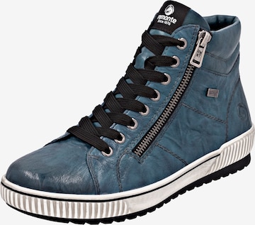 REMONTE Schnürstiefelette in Blau: Vorderseite