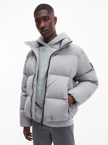 Calvin Klein Between-Season Jacket in Grey: front