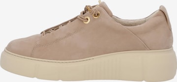 Baskets basses Paul Green en beige : devant