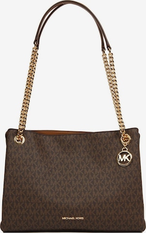 Michael Kors - Bolso de mano 'Christina' en marrón: frente