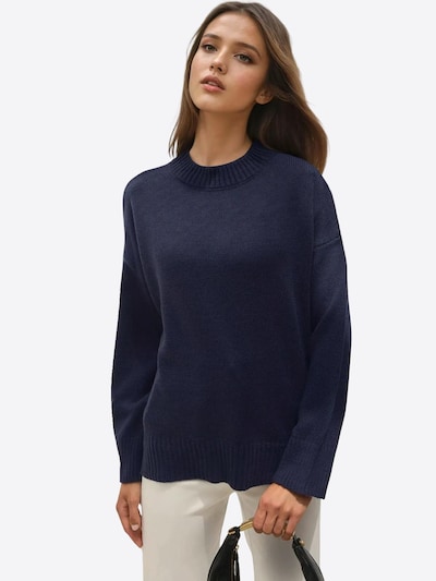 Hiccup Pull-over en bleu nuit, Vue avec produit