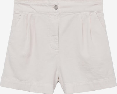 MANGO Pleat-Front Pants 'RUSTIC' in Cream, Item view