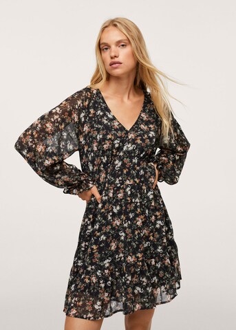 Robe 'Toscana' MANGO en noir : devant