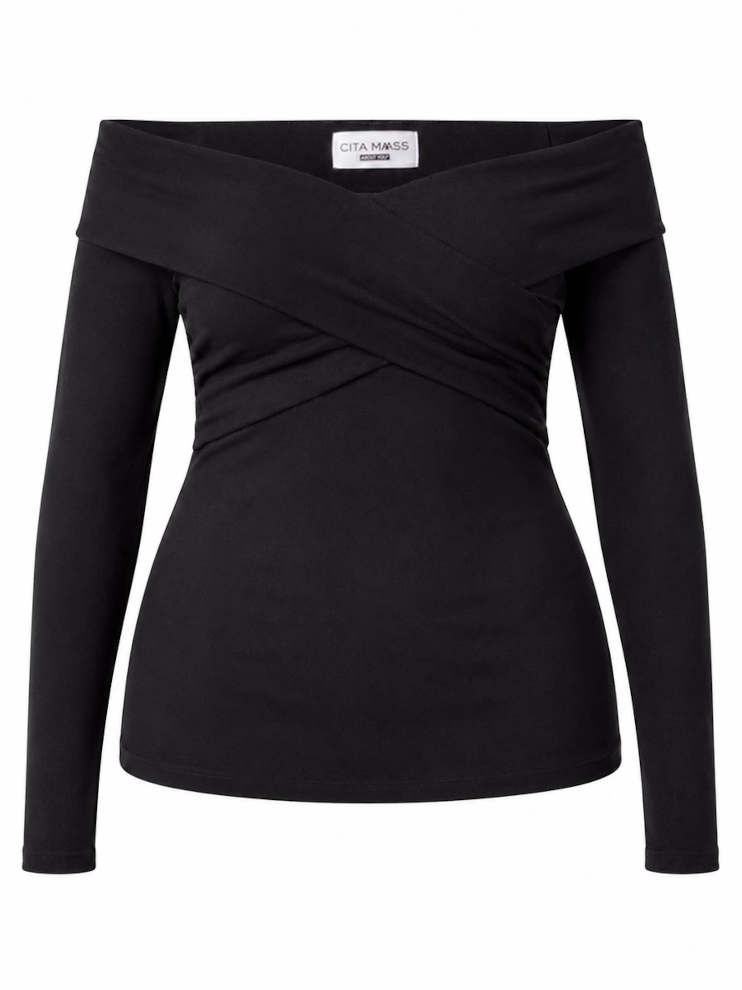 CITA MAASS T-shirt en XL en noir, Vue avec produit
