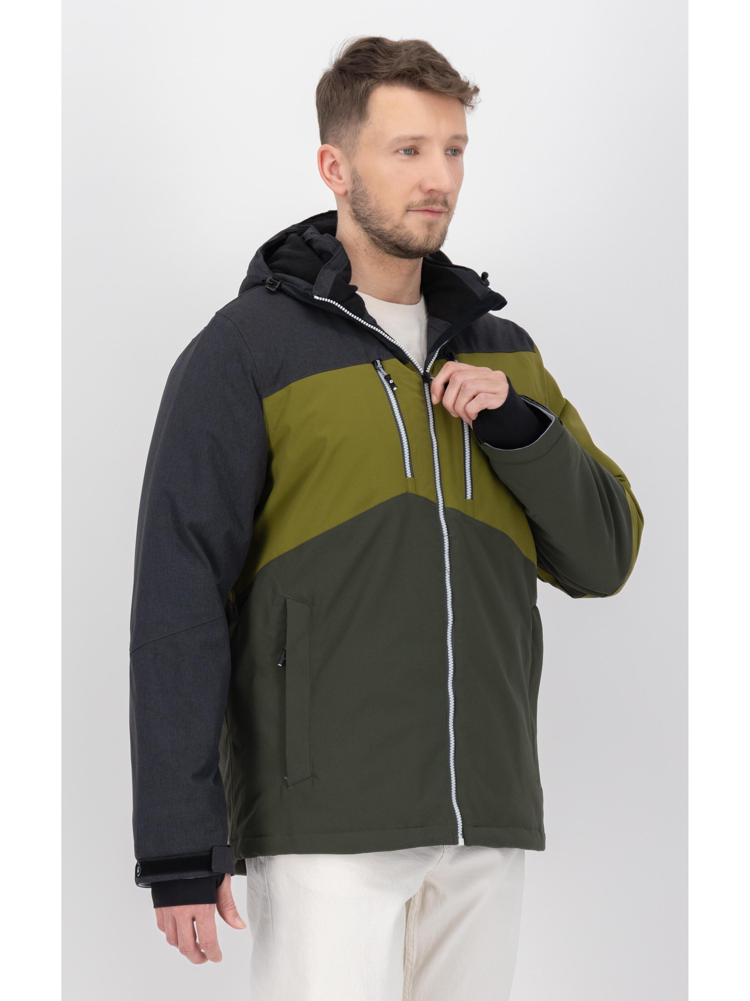 KILLTEC Winter jacket 'KSW 306' in Green