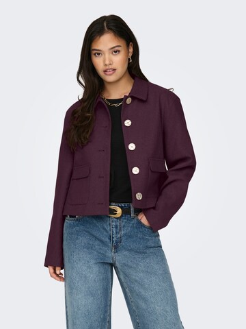 JDY Jacke 'JDYCALLIE' in Lila: Vorderseite