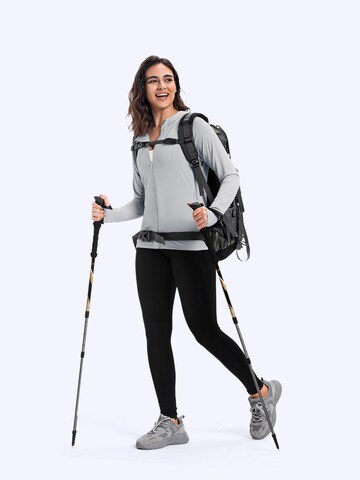 33,000ft Athletic Sweatshirt '33,000ft Women's Sun Protection Jacket' in Silver