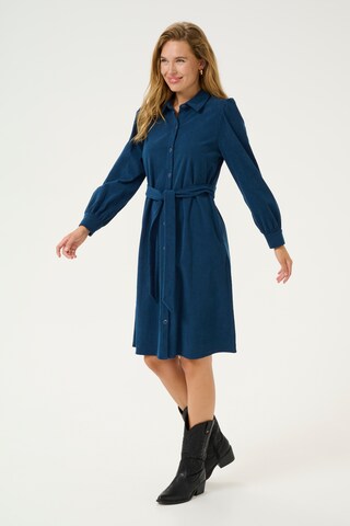 Cream Shirt dress 'Cody' in Blue