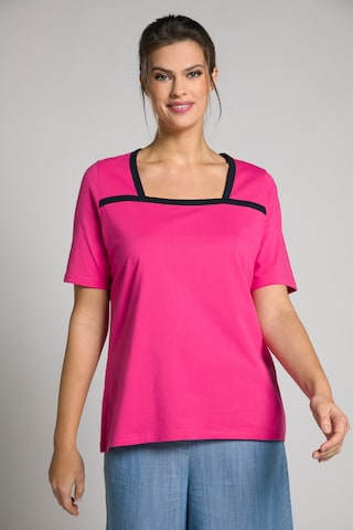 Ulla Popken Shirt in Roze: voorkant