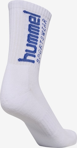 Chaussettes de sport Hummel en blanc