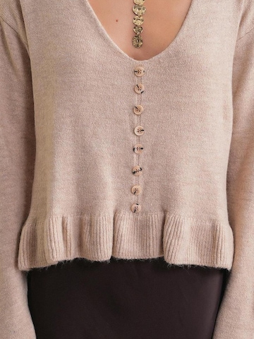MixRay Pullover 'Pullover'‌‌‌‌ in Beige