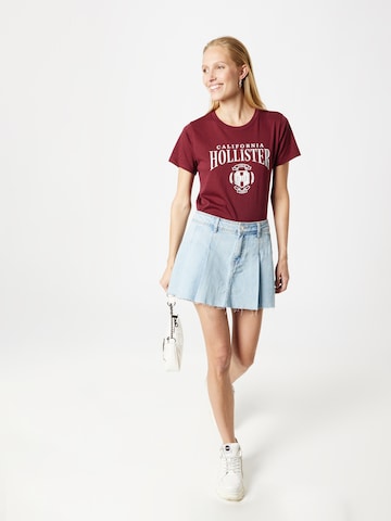 HOLLISTER T-shirt i röd