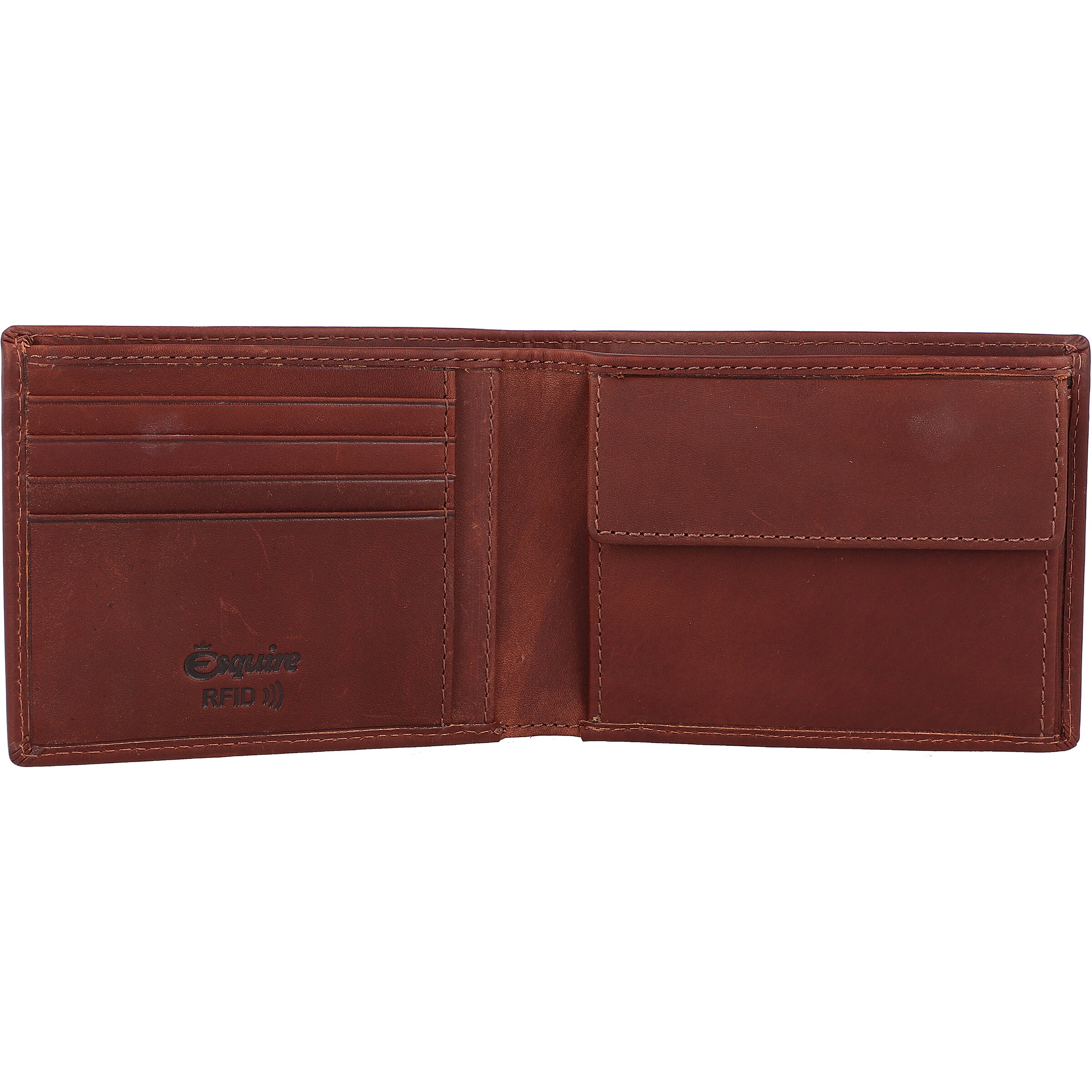 Esquire Wallet 'Dallas' in Brown