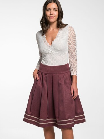 SPIETH & WENSKY Skirt 'Enara' in Red