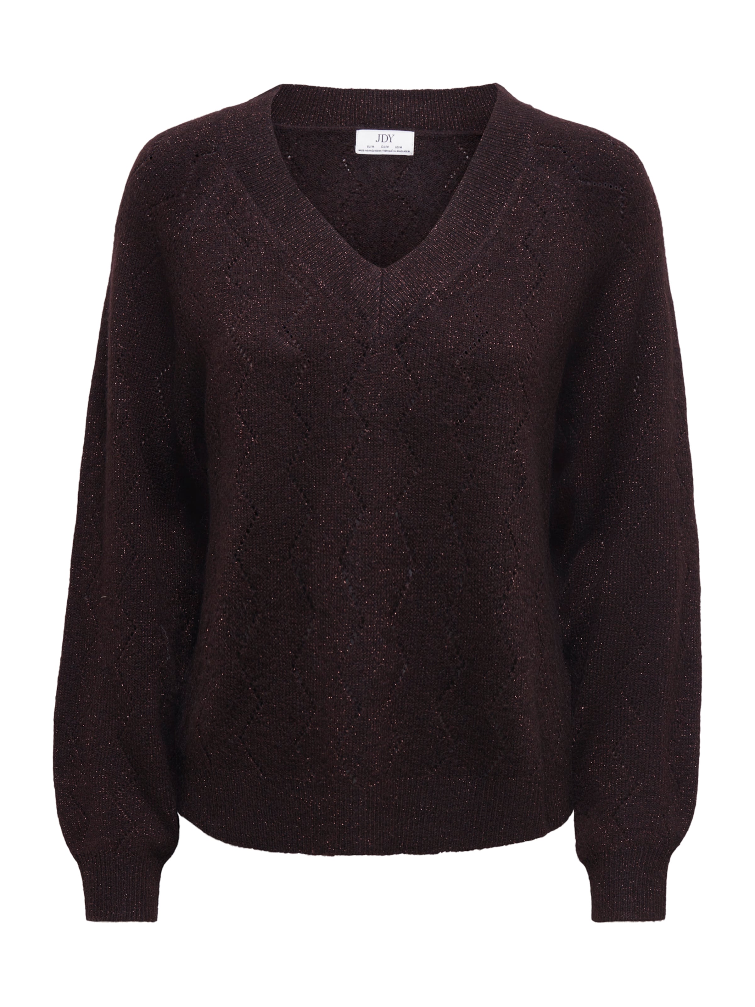 JDY Pullover 'JDYASPEN' i brun: forside