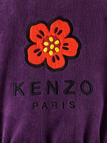 KENZO Long Bathrobe 'KBOKE' in Purple