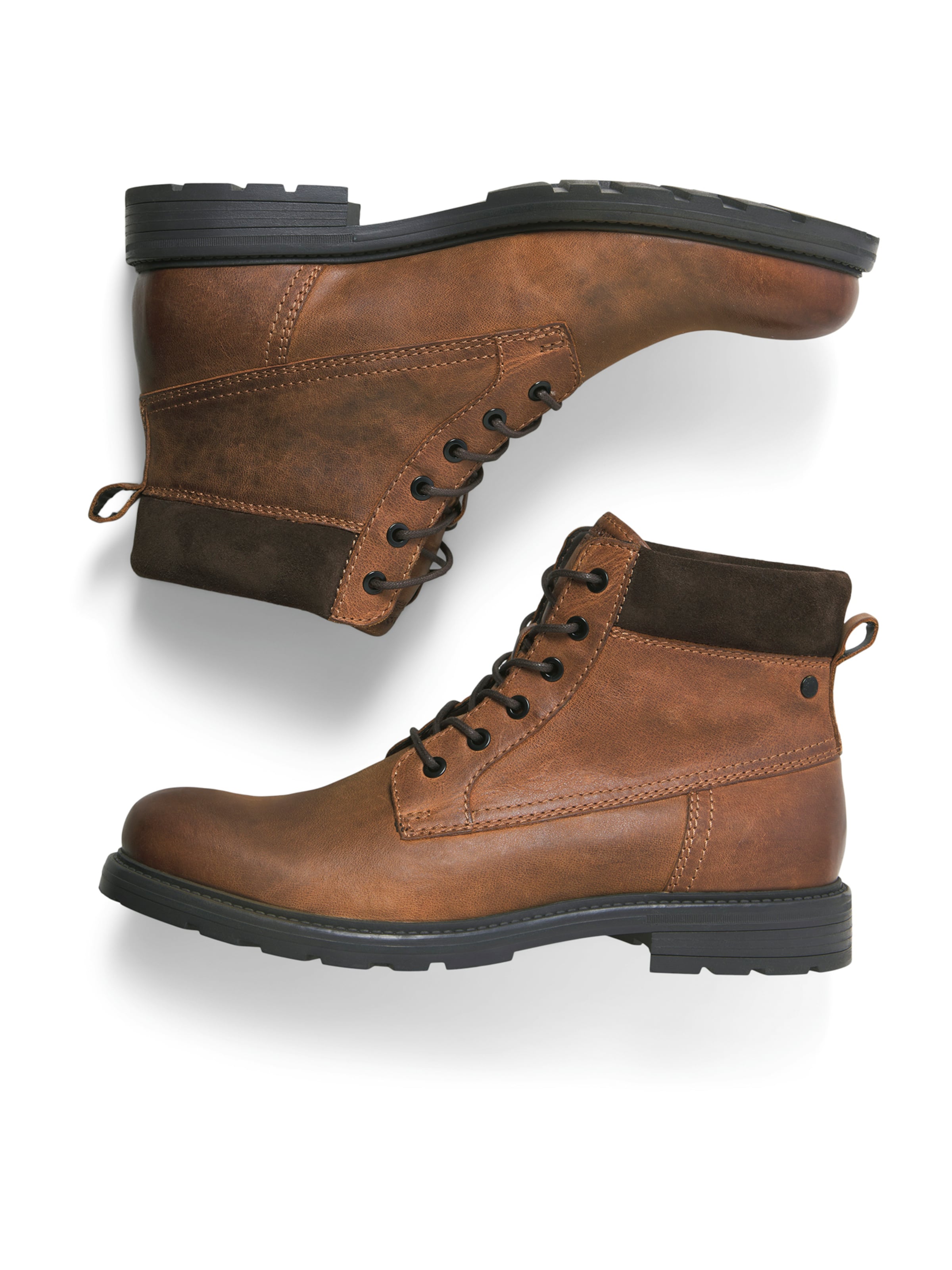 JACK & JONES Schnürboots 'JFWCranfield' in Gelb