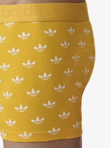 ADIDAS ORIGINALS Boxer shorts ' Comfort Flex Cotton Print ' in Yellow