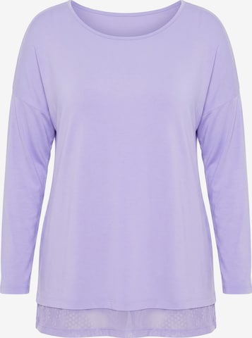 MIAMODA Shirt in Purple: front