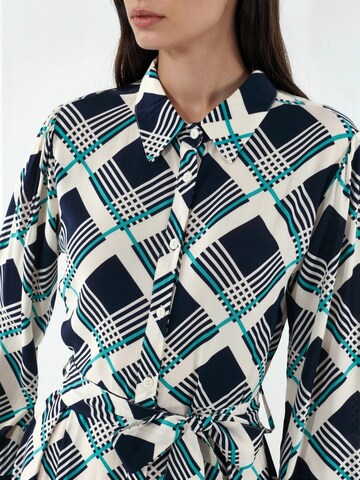 Bigdart Shirt dress 'Midi' in Blue
