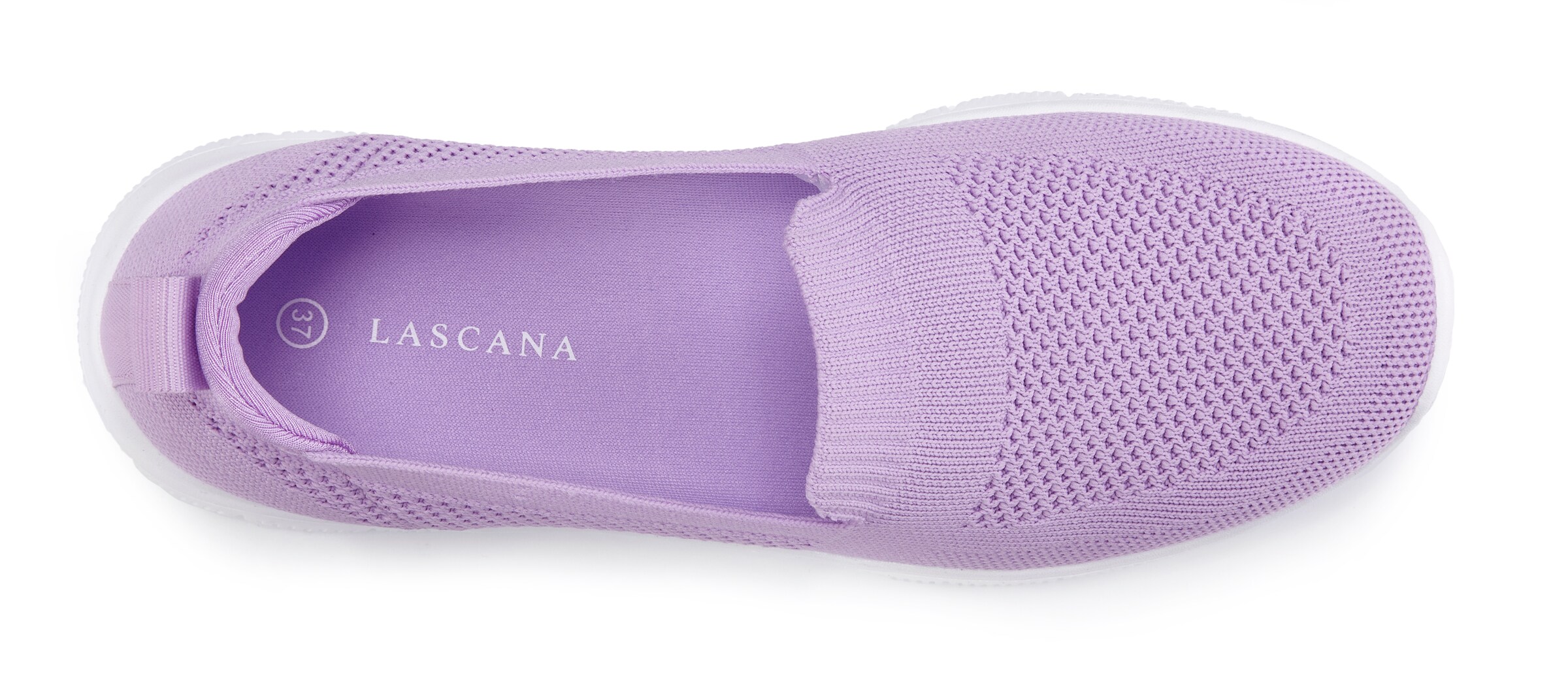 LASCANA Trampki slip on w kolorze fioletowy