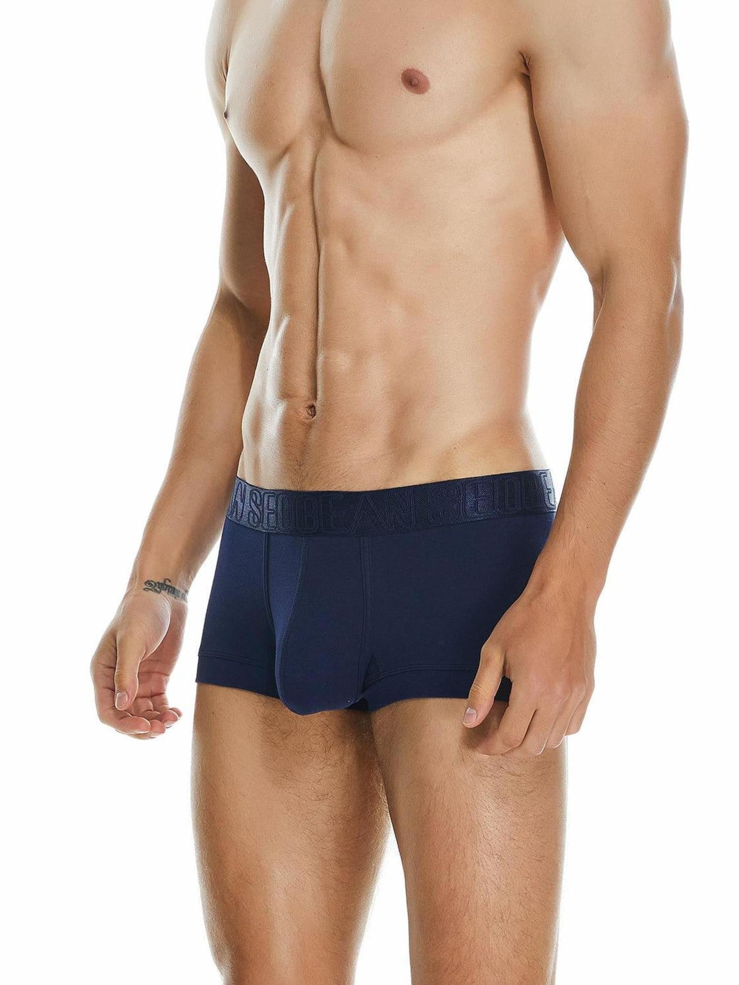 SEOBEAN Boxer shorts 'Solid' in Blue: front