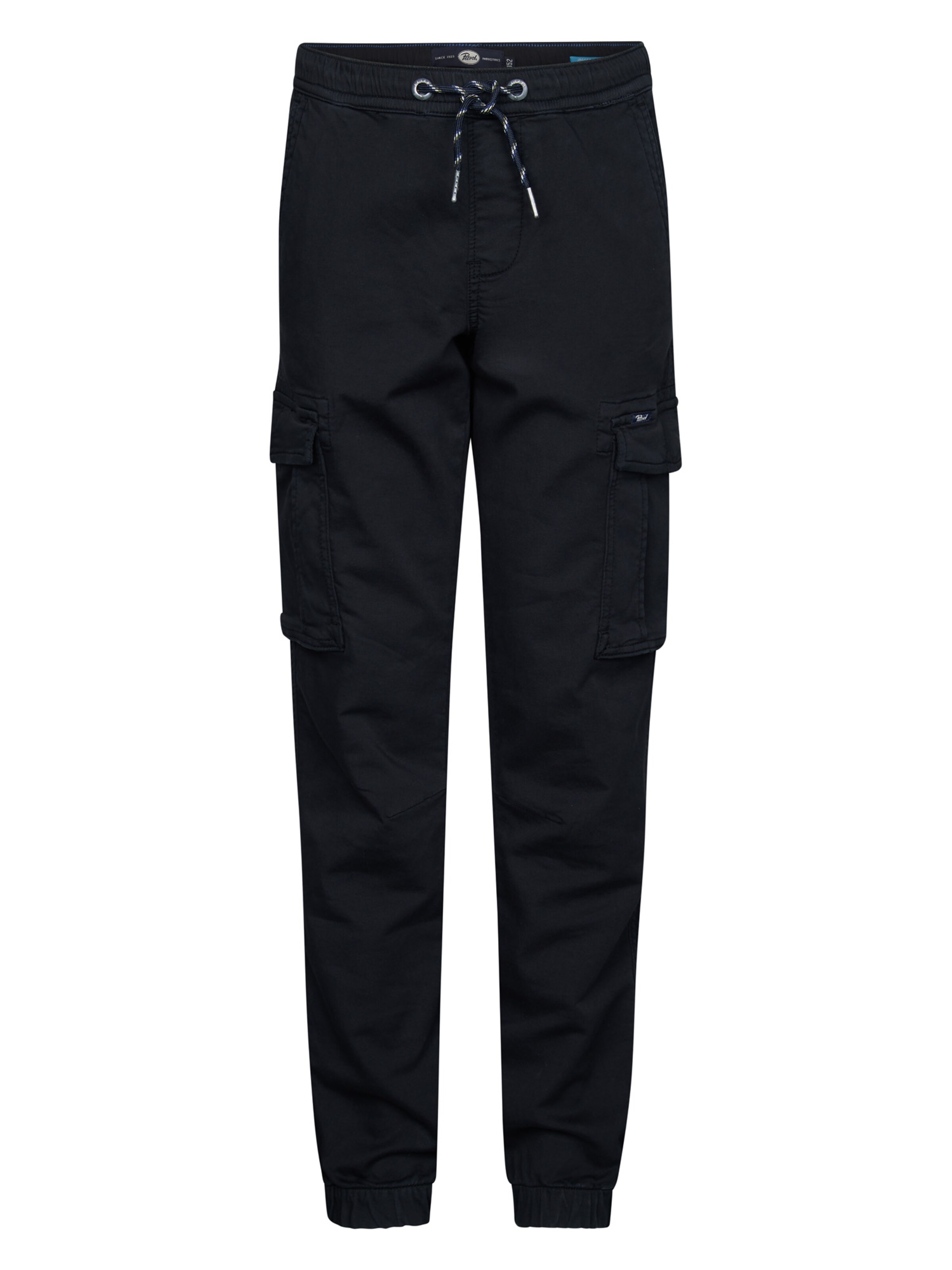 melns Petrol Industries Bikses: no priekšpuses