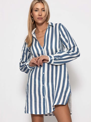 SASSYCLASSY Kleid‌‌ in Blau: Vorderseite
