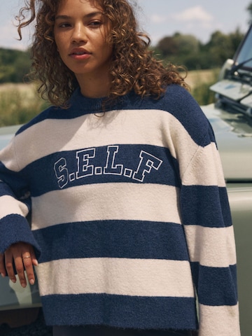 self. Sweater in Blue