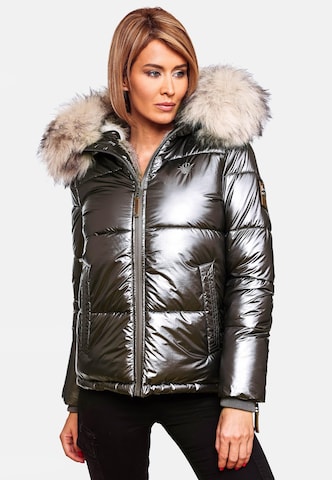 NAVAHOO Winterjacke 'Tikunaa' in Silber: predná strana