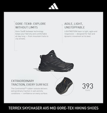ADIDAS TERREX Botki 'Skychaser AX5' w kolorze szary