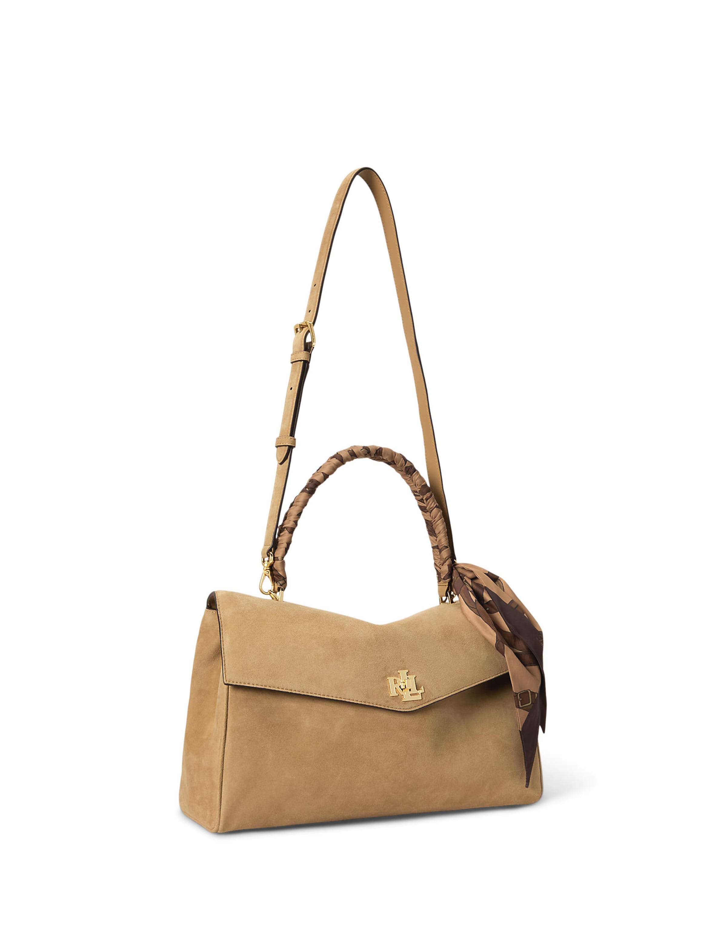 Lauren Ralph Lauren Håndtaske 'FARRAH' i beige