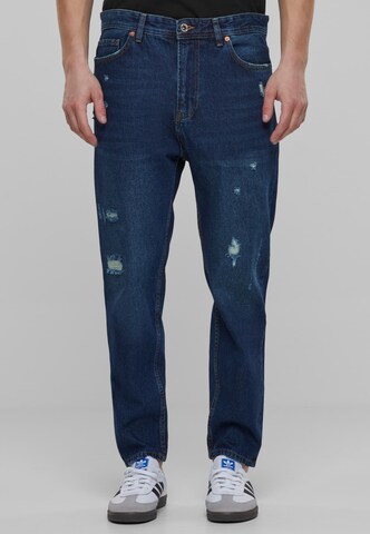 2Y Premium Loosefit Jeans in Blauw: voorkant