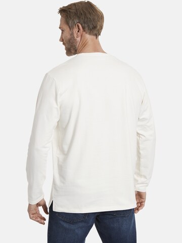 Sweat-shirt ' Fionn ' Jan Vanderstorm en blanc
