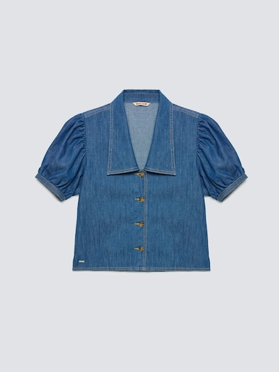 BIG STAR T-shirt ' JONES ' en bleu, Vue avec produit