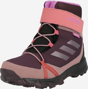 ADIDAS TERREX Boots 'Snow Hook-And-Loop Cold.Rdy Winter' in Purple: front