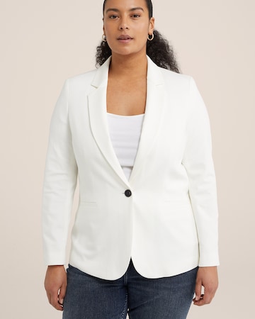 Blazer di WE Fashion in bianco: frontale