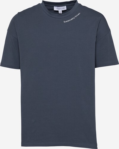 NU-IN T-shirt 'Sustainably Driven' i marinblå, Produktvy