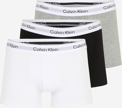 Boxer trumpikės iš Calvin Klein Underwear, spalva – šviesiai pilka / juoda / balta, Prekių apžvalga