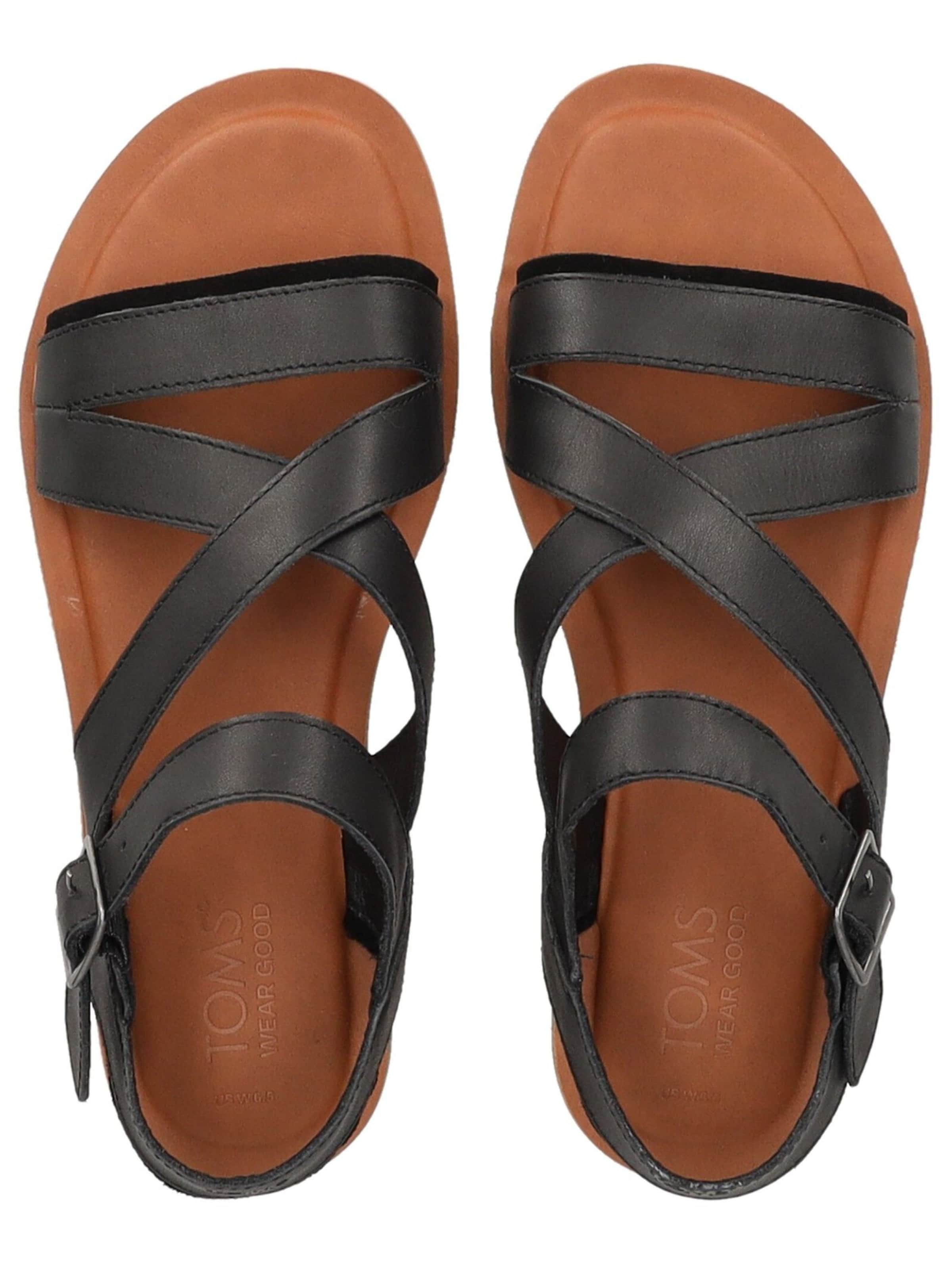 TOMS Sandale 'Sloane' in Schwarz