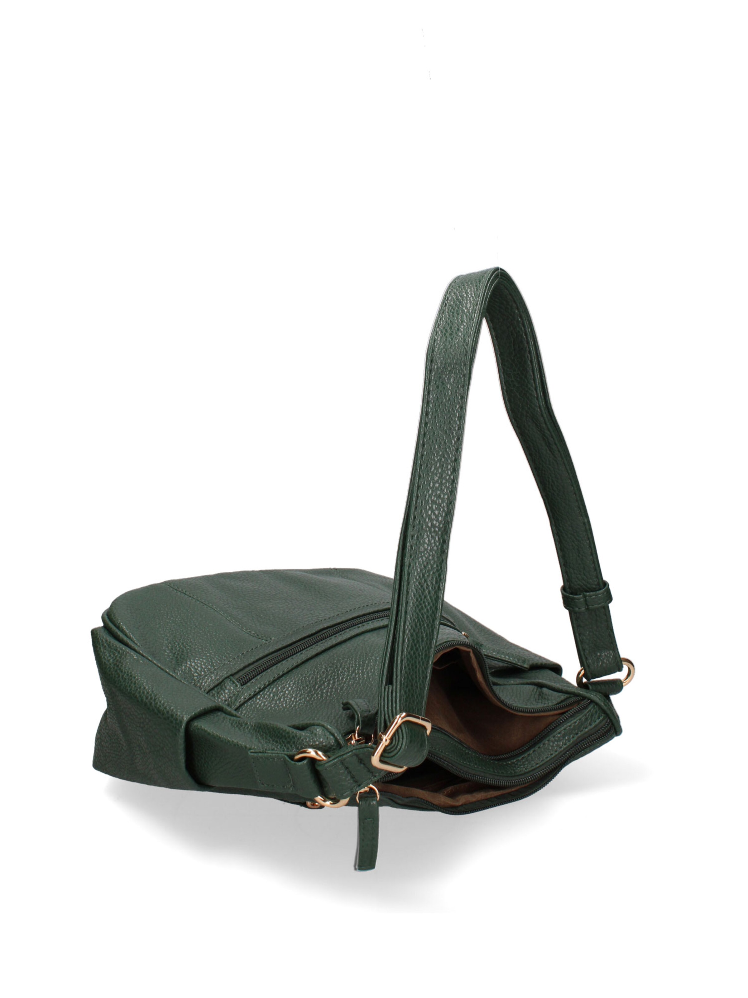 Borsa a tracolla 'Borsa a Tracolla Donna B Cavalli Ecopelle Zip Tasche Multiple 28x24cm' di B. Cavalli in verde