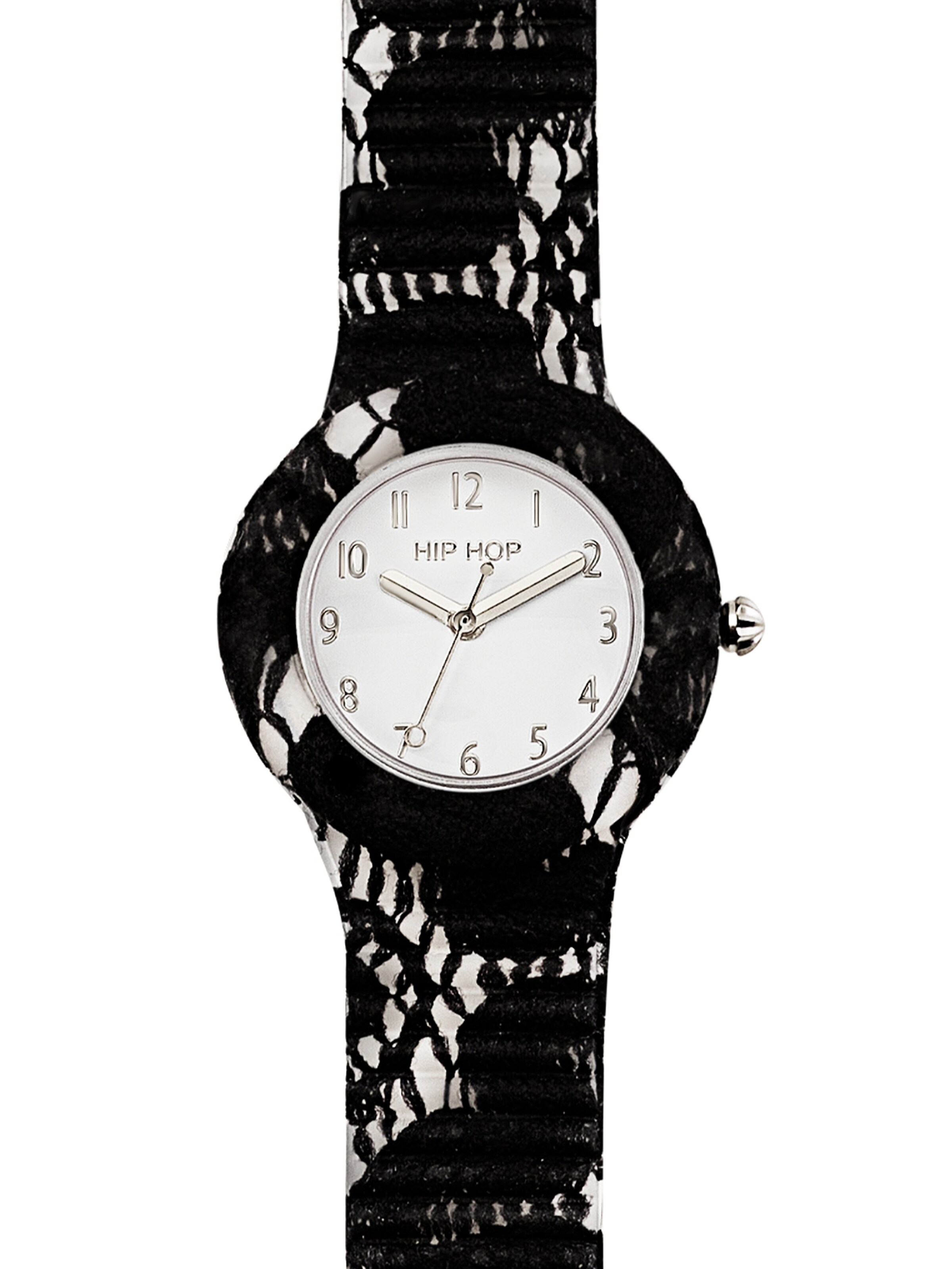 Hip Hop Uhr in Schwarz