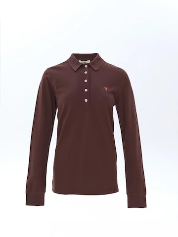 T-shirt 'Josephine' NOWIHT en marron : devant