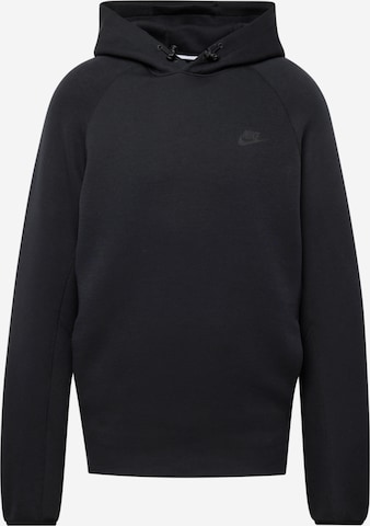 Bluză de molton de la Nike Sportswear pe negru: față